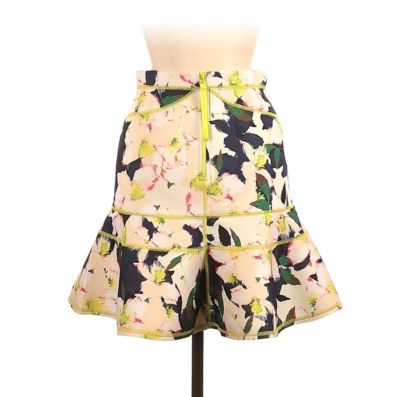 J. Crew Floral Scuba Skirt - Picture 2 of 3